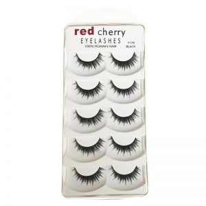 Red Cherry Eye Lashes - Black Y116