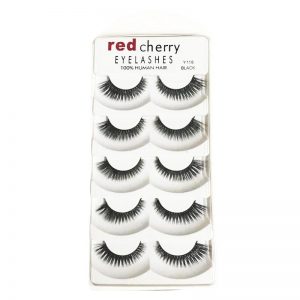 Red Cherry Eye Lashes - Black Y118