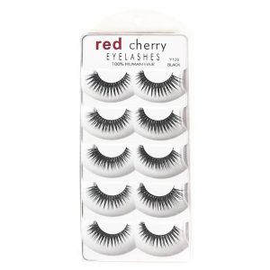 Red Cherry Eye Lashes - Black Y120