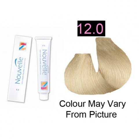 Nouvelle - Permanent Hair Color 12.0 Polar Blonde 100ml