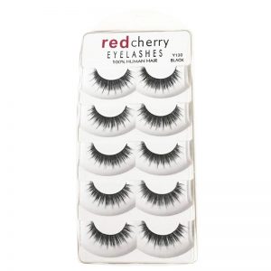 Red Cherry Eye Lashes - Black Y130