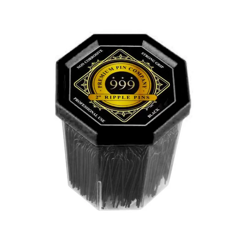 999 - Ripple Pins 2'' Black 250 Pcs