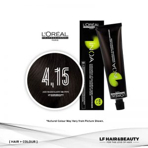 Loreal iNOA Permanent Hair Color 4,15 Ash Mahogany Brown 60g