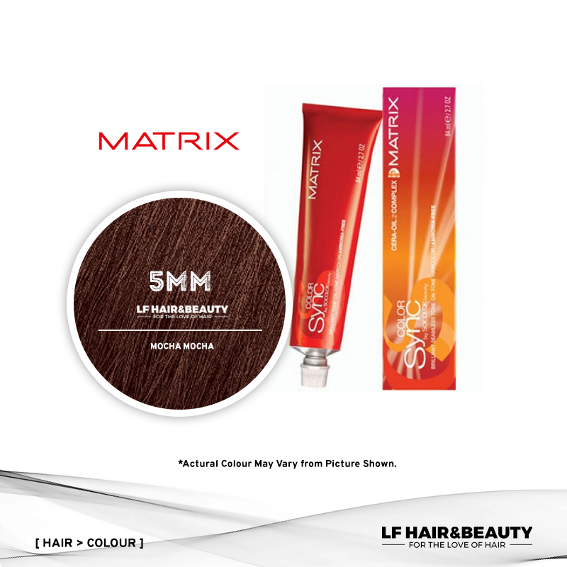 Matrix Color Sync Tone-On-Tone Hair Color 5MM Mocha Mocha 60ml