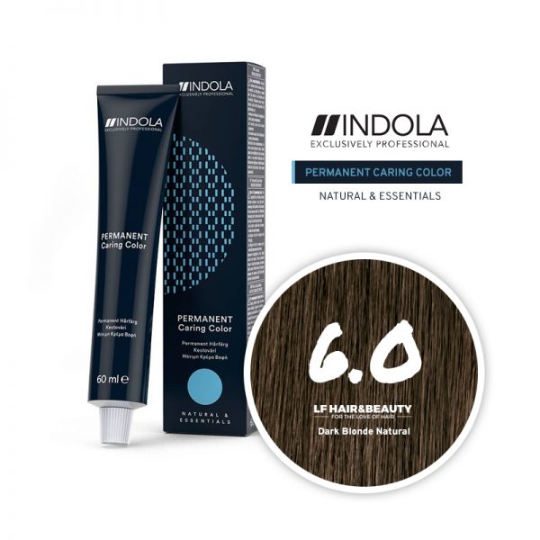 Indola Permanent Caring Color 6.0 Dark Blonde Natural 60ml