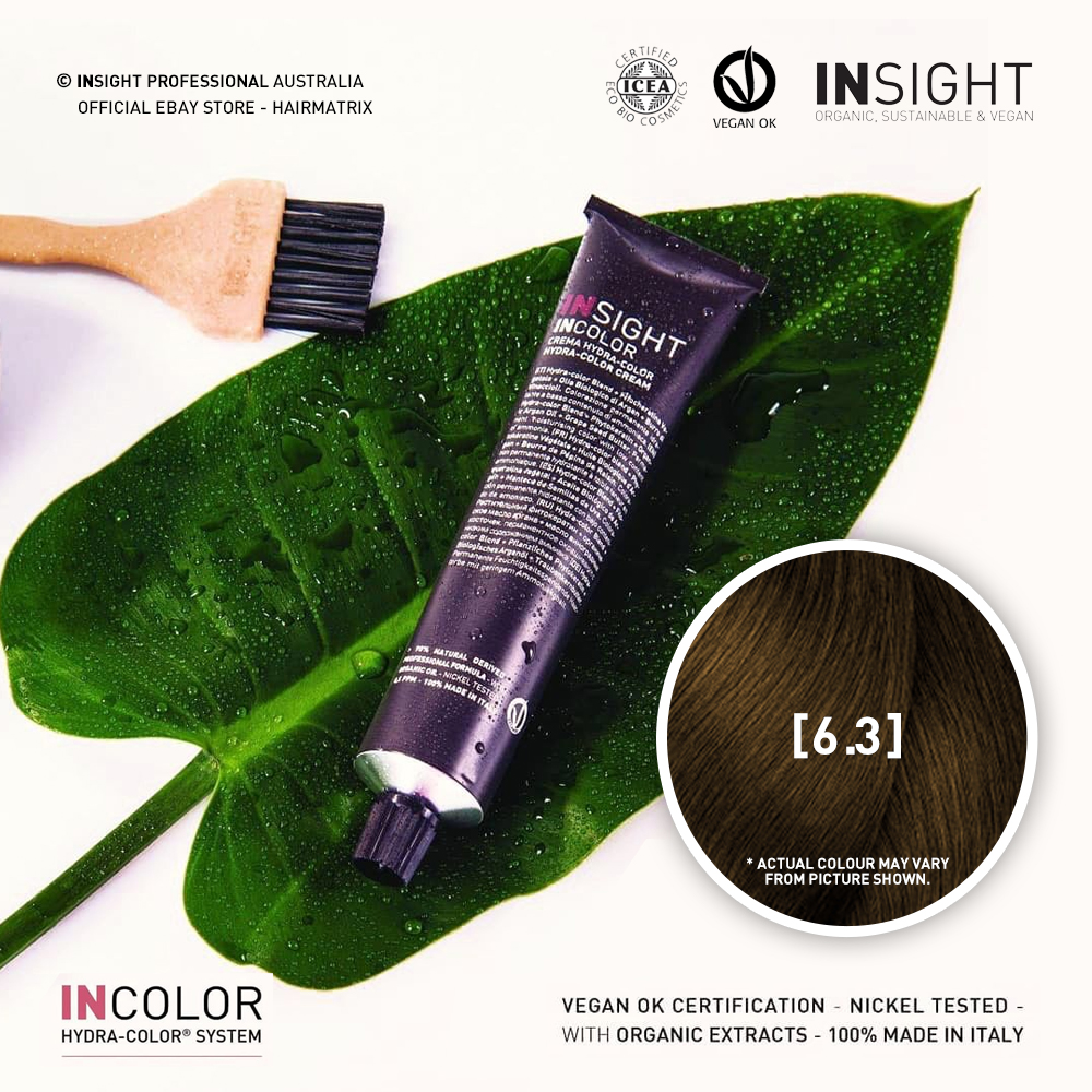 ***BUY 12 GET 2 FREE***Insight INCOLOR Hydra-Color Cream [6.3] Golden, Dark Blond 100ml