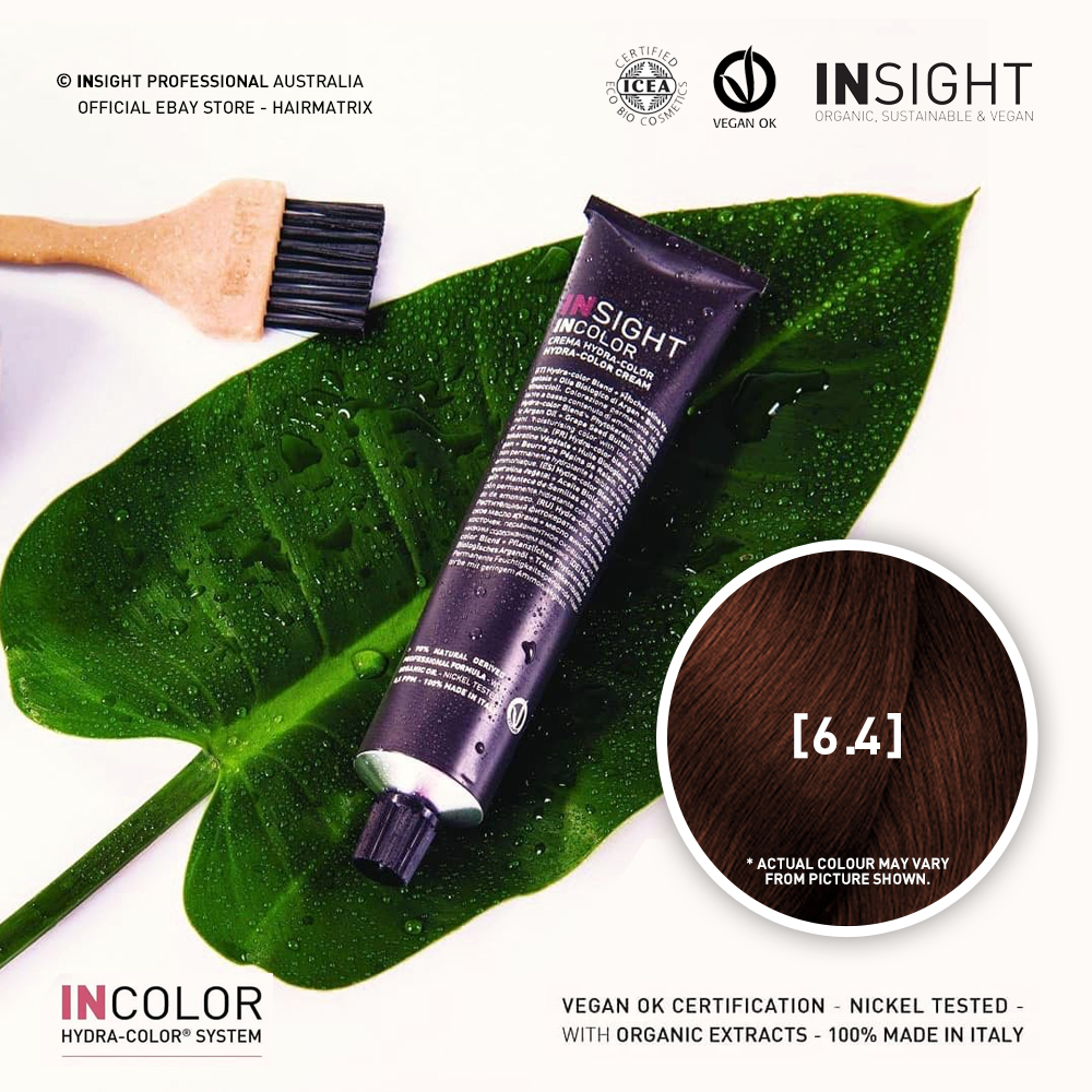 ***BUY 12 GET 2 FREE***Insight INCOLOR Hydra-Color Cream [6.4] Coppery, Dark Blond 100ml
