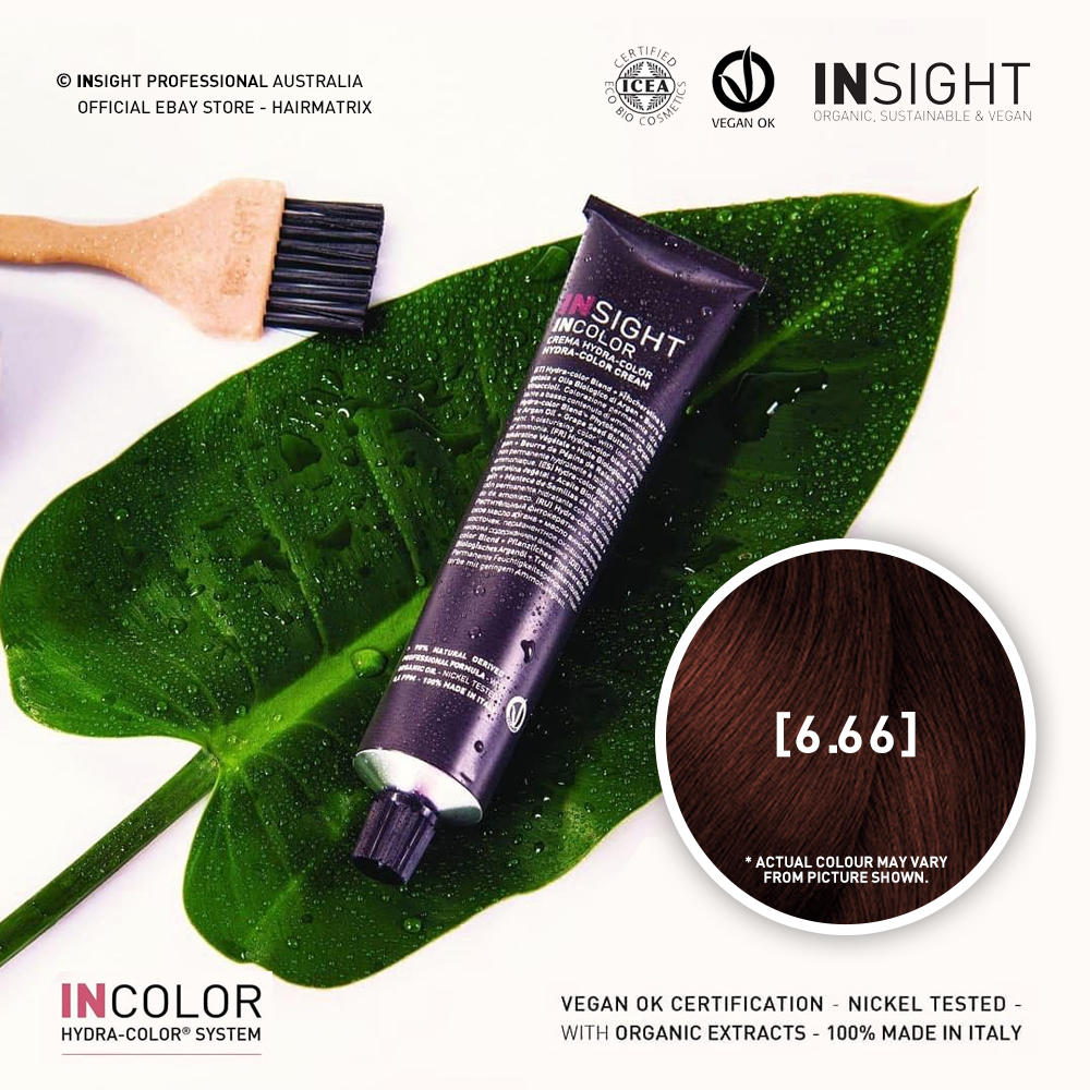 ***BUY 12 GET 2 FREE***Insight INCOLOR Hydra-Color Cream [6.66] Deep Red, Dark Blond 100ml