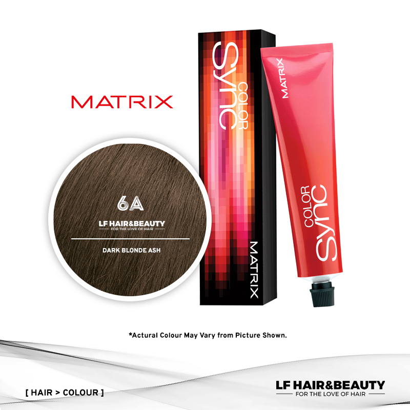 Matrix Color Sync Tone-On-Tone Hair Color 6A - Light Brown Ash 90ml