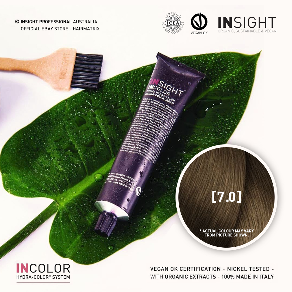 **Buy 12 get 1 Free** Insight INCOLOR Hydra-Color Cream [7.0] Natural Blonde 100ml