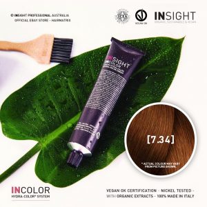 Insight INCOLOR Hydra-Color Cream [7.34] Golden Copper Blond 100ml
