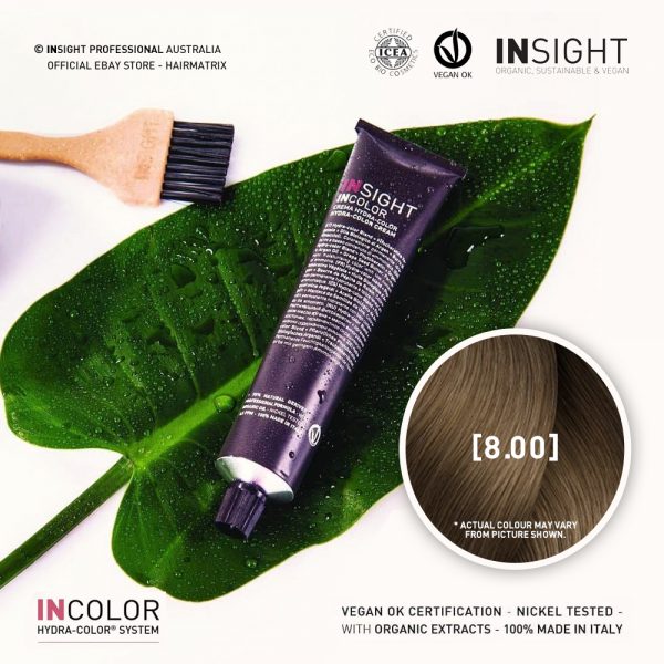 Insight INCOLOR Hydra-Color Cream [8.00] Natural Deep Light Blonde 100ml