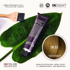 Insight INCOLOR Hydra-Color Cream [8.3] Golden, Light Blond 100ml