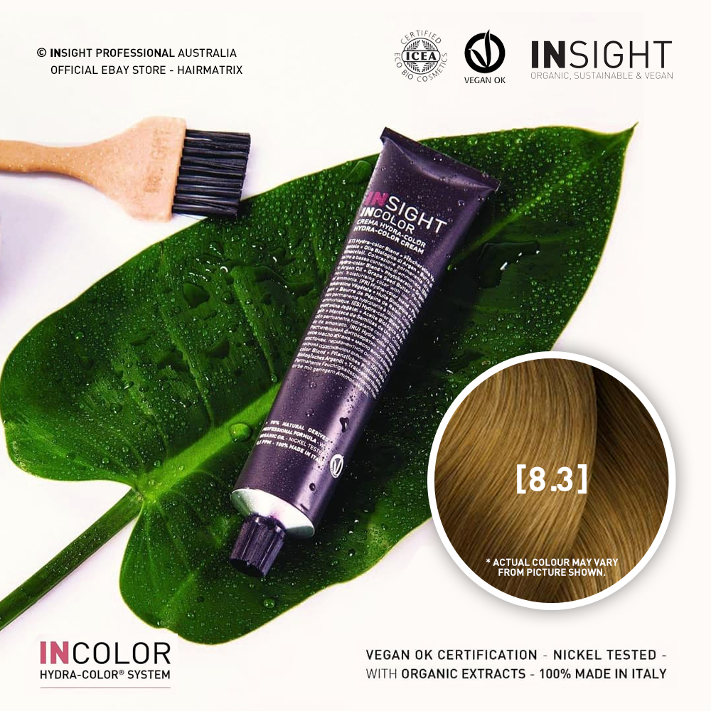 ***BUY 12 GET 2 FREE***Insight INCOLOR Hydra-Color Cream [8.3] Golden, Light Blond 100ml