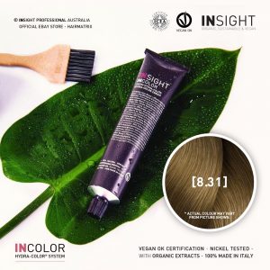Insight INCOLOR Hydra-Color Cream [8.31] Beige, Light Blond 100ml