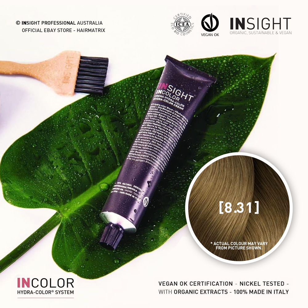 **Buy 12 get 1 Free** Insight INCOLOR Hydra-Color Cream [8.31] Beige, Light Blond 100ml