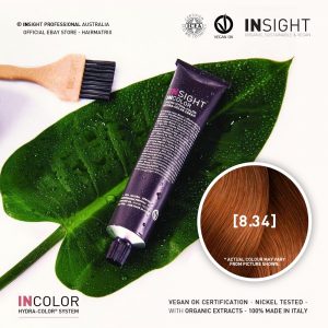Insight INCOLOR Hydra-Color Cream [8.34] Golden Copper, Light Blond 100ml