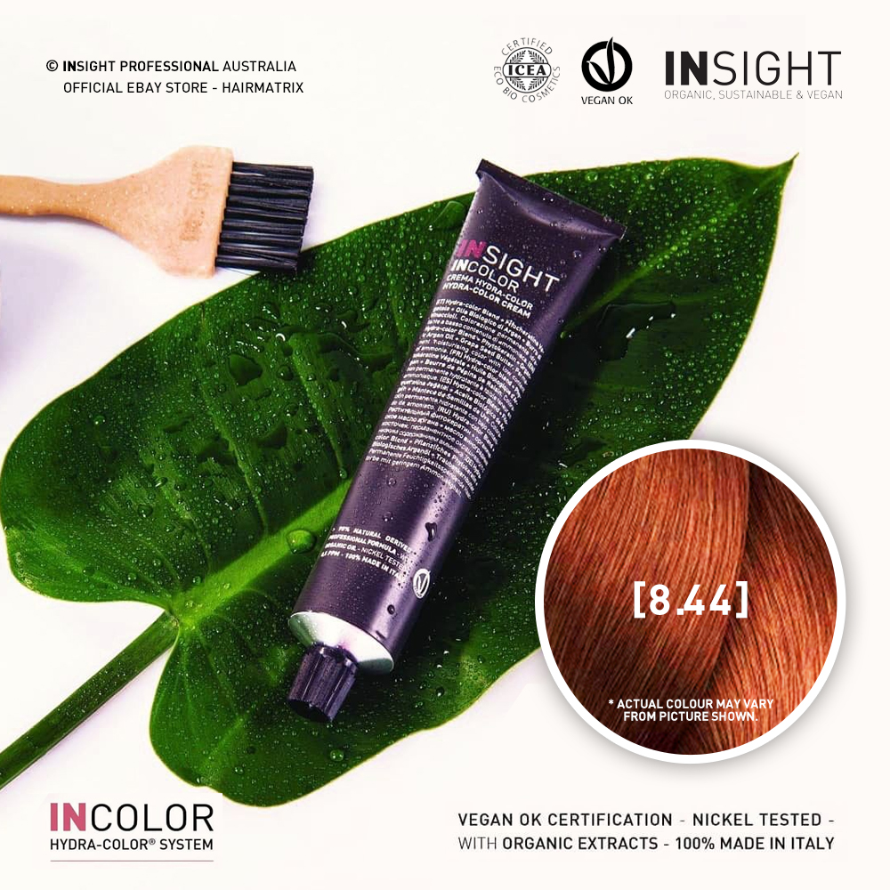**Buy 12 get 1 Free** Insight INCOLOR Hydra-Color Cream [8.44] Deep Coppery Light Blond 100ml