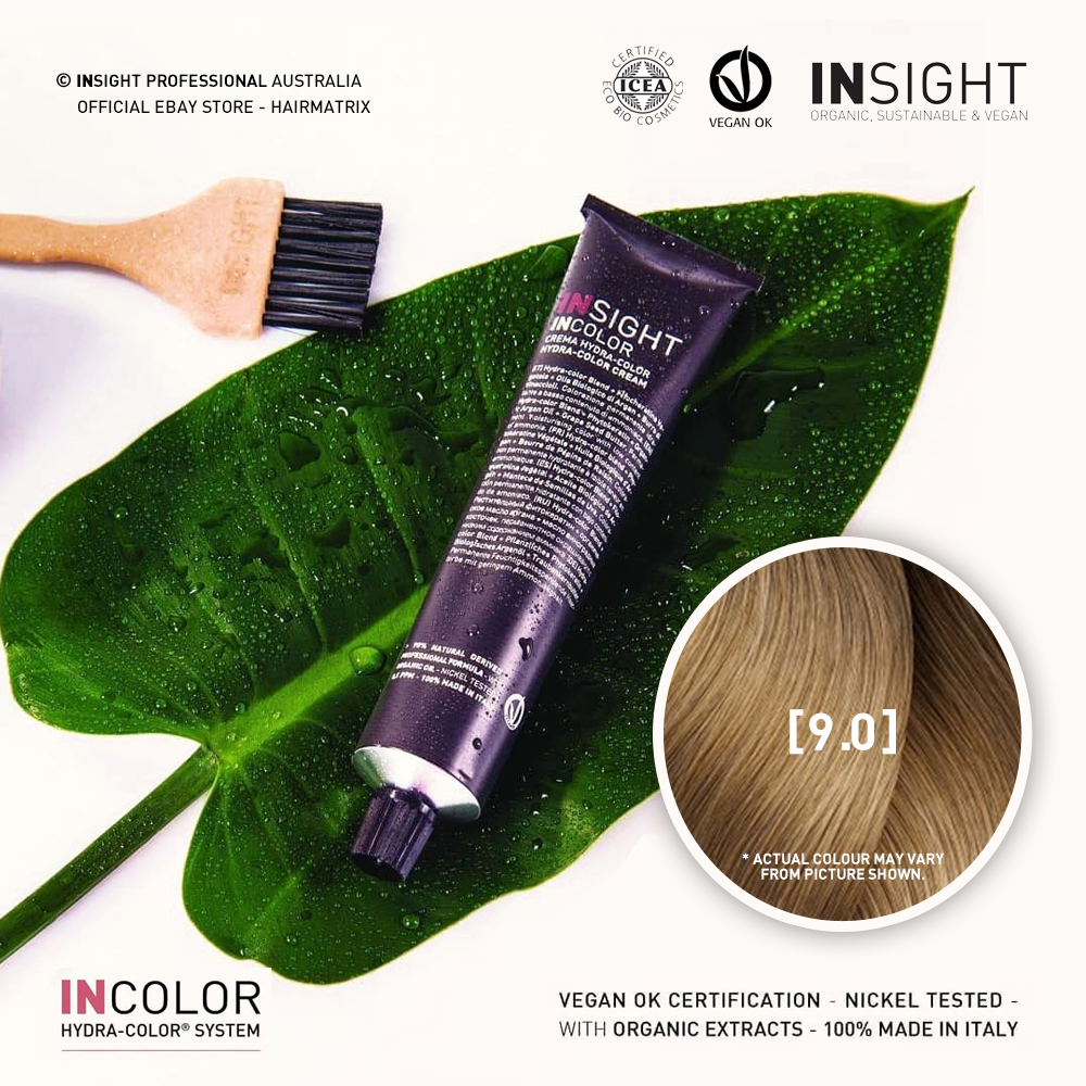 **Buy 12 get 1 Free** Insight INCOLOR Hydra-Color Cream [9.0] Natural Very Light Blonde 100ml