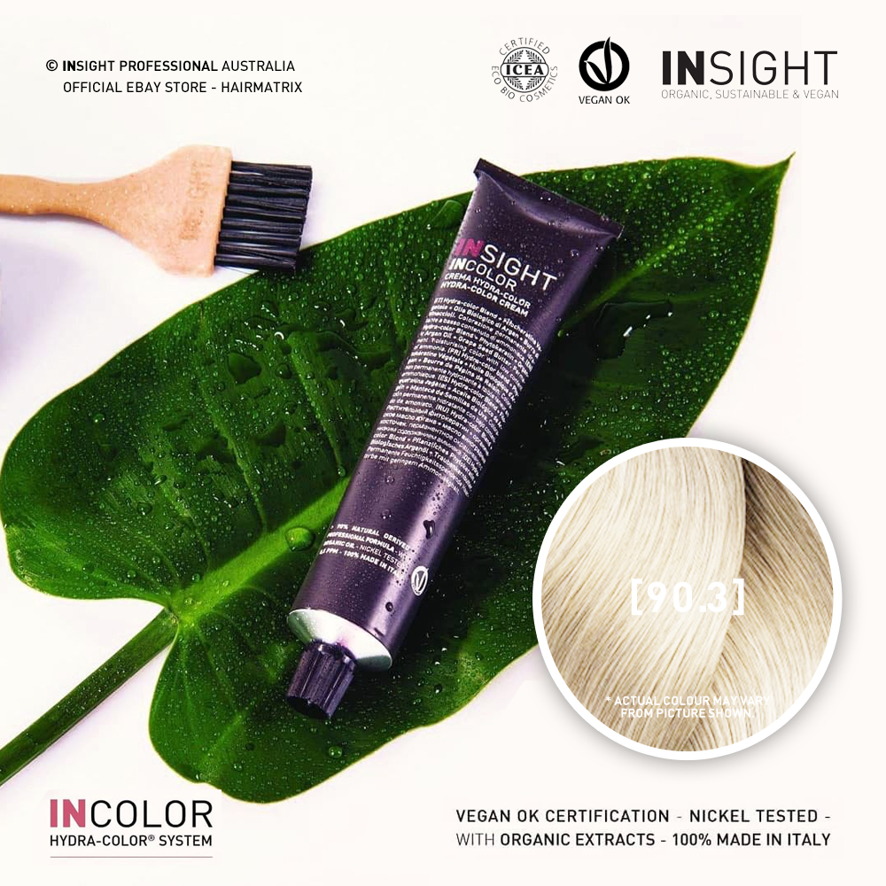 **Buy 12 get 1 Free** Insight INCOLOR Hydra-Color Cream [90.3] Golden Super Bleaching Blond 100ml