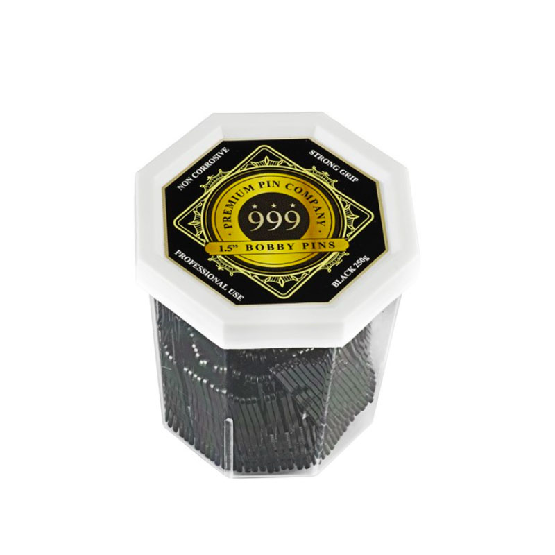 999 - Bobby Pins 1.5" Black 250g