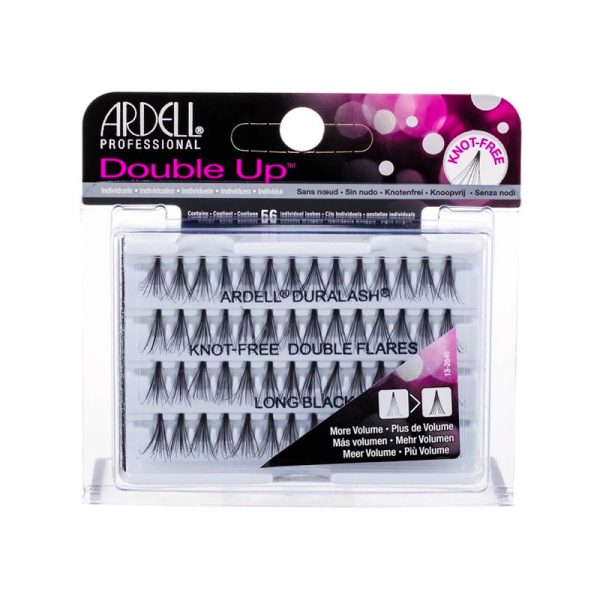 Ardell Double Up - Duralash Knot Free Double Flares Long Black