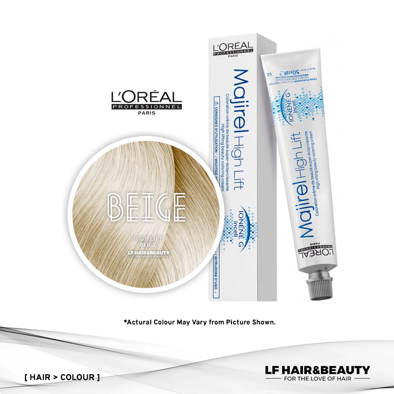 Loreal Majirel High Lift Permanent Hair Color HL Beige 50ml