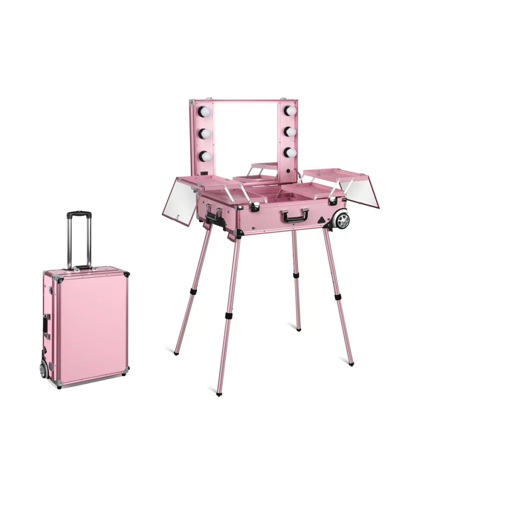Makeup Case Trolley Pink CH-F9612P