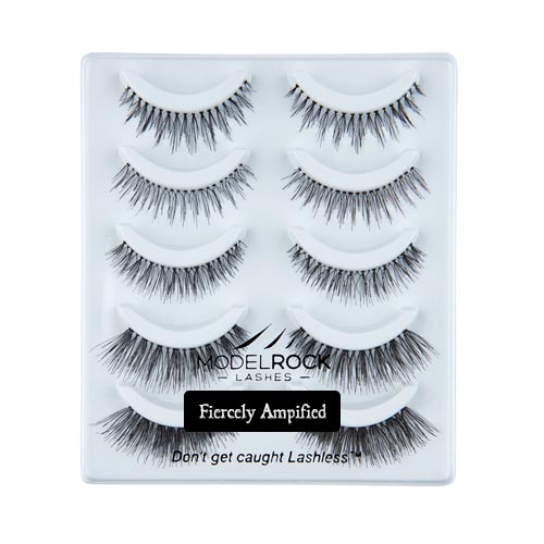 Model Rock Lashes Multi Pack - Fiercely Amplified (5 Pair Lash Pack)