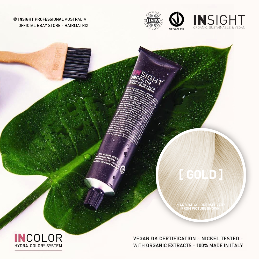 ***BUY 12 GET 2 FREE***Insight INCOLOR Hydra-Color Cream [ Gold Toner ] 100ml