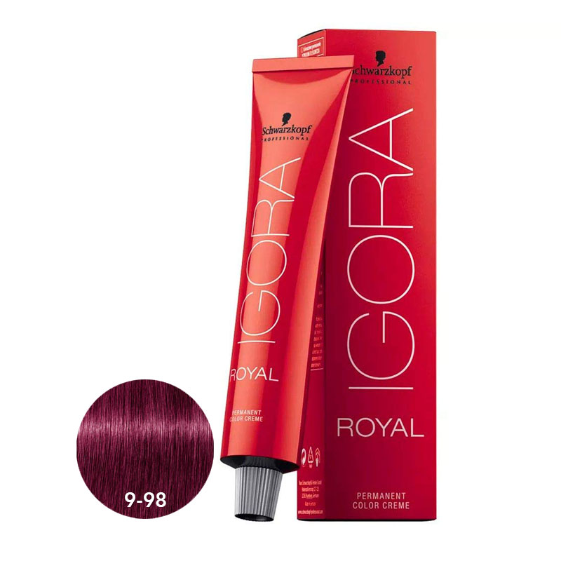 Schwarzkopf Igora Royal 9-98 Extra Light Blonde Violet Red 60ml