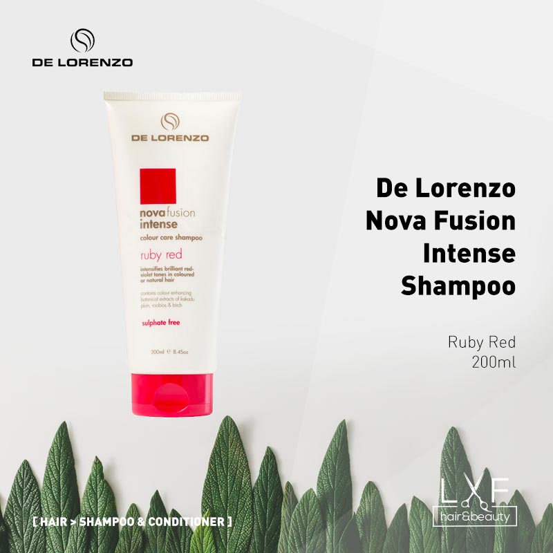 De Lorenzo Nova Fusion Intense Colour Care Shampoo 200ml - Ruby Red