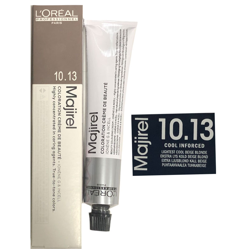 L'Oreal Majirel Permanent Hair Color  Cool Inforced Lightest cool  Beige Blonde 50ml - LF Hair and Beauty Supplies