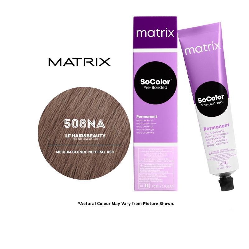 Matrix SoColor Extra Coverage 508NA Medium Blonde Neutral Ash - 85g