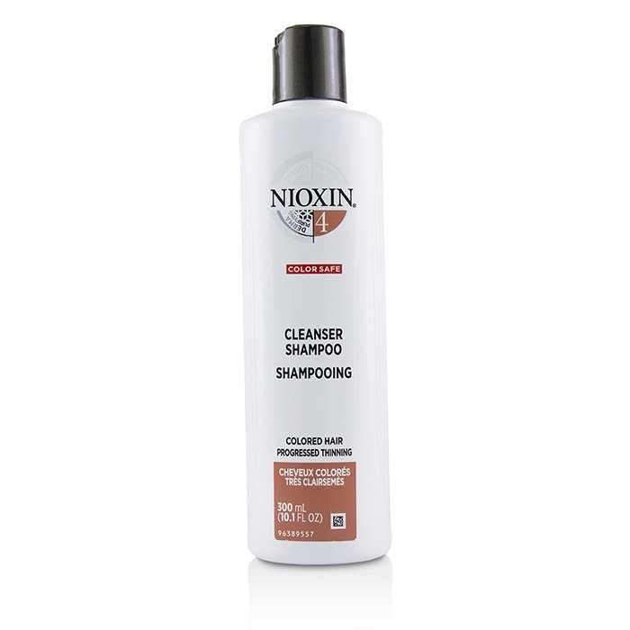 Nioxin System 4 Cleanser Shampoo (Colored Hair, Progressed Thinning, Color Safe) 300ml