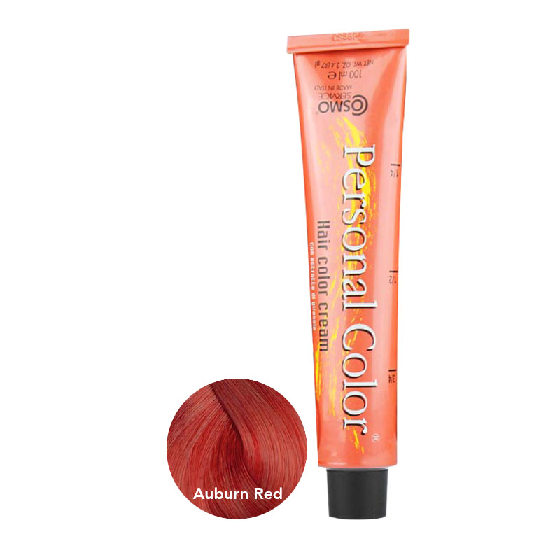 ** Buy 12 get 1 Free ** Cosmo Service Personal Color Permanent Cream Auburn Red Intensifiers 100ml