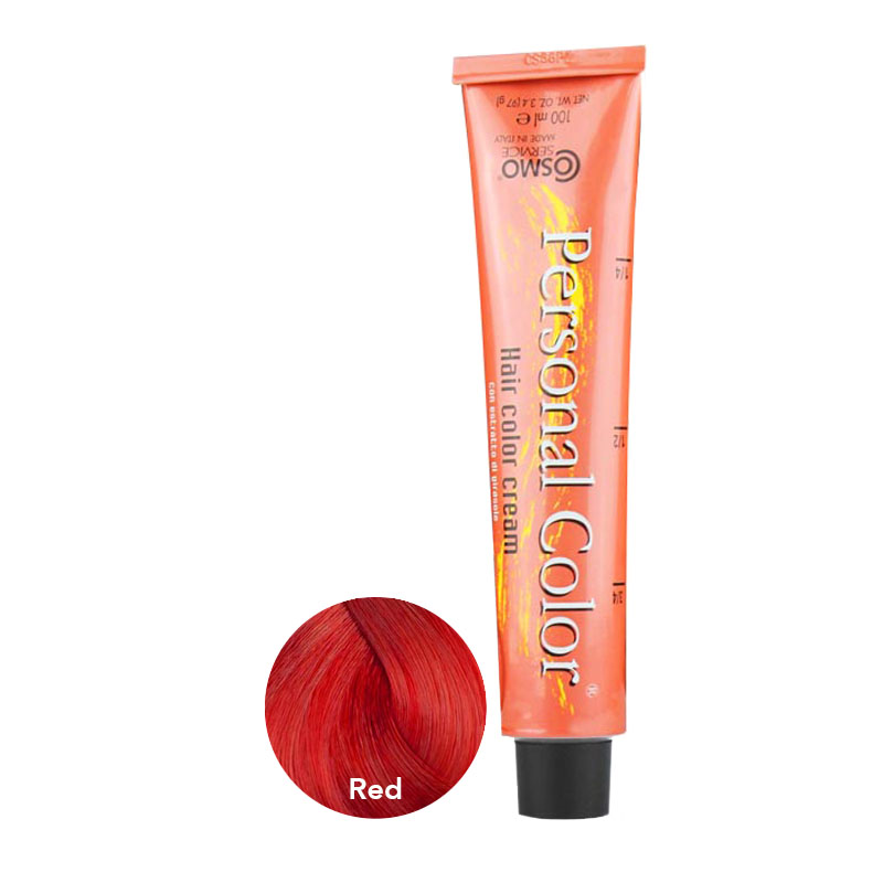 ** Buy 12 get 1 Free ** Cosmo Service Personal Color Permanent Cream Red 100ml