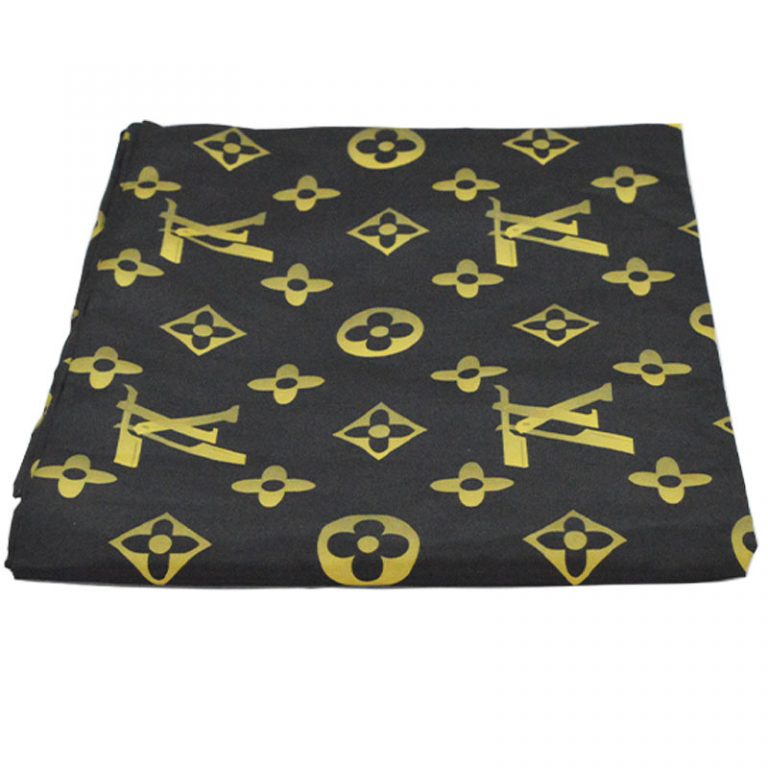 Printed Barber Stud Cape - Golden Black - LF Hair and Beauty Supplies