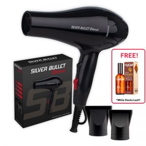 Silver Bullet Ethereal Professional Hair Dryer - Black **Free Argan Oil 100ml**