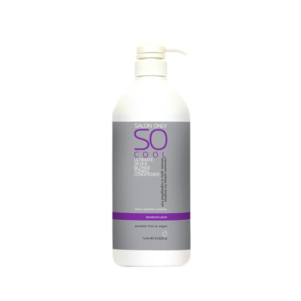 Salon Only (SO) - Cool Ultimate Silver Blonde Toning Conditioner 1000ml