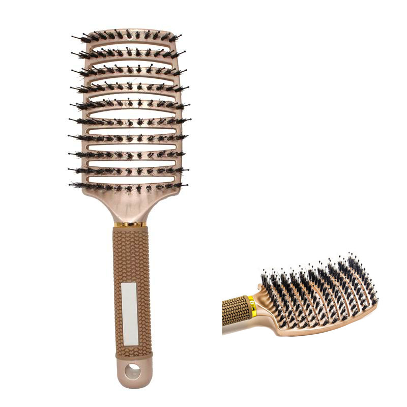 Curved Vent Brush Wide - Bronze