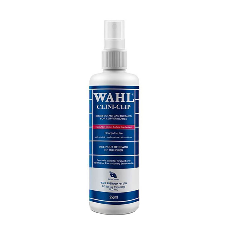 Wahl Clini Clip Disinfectant and Cleaner For Clipper Blades 250ml