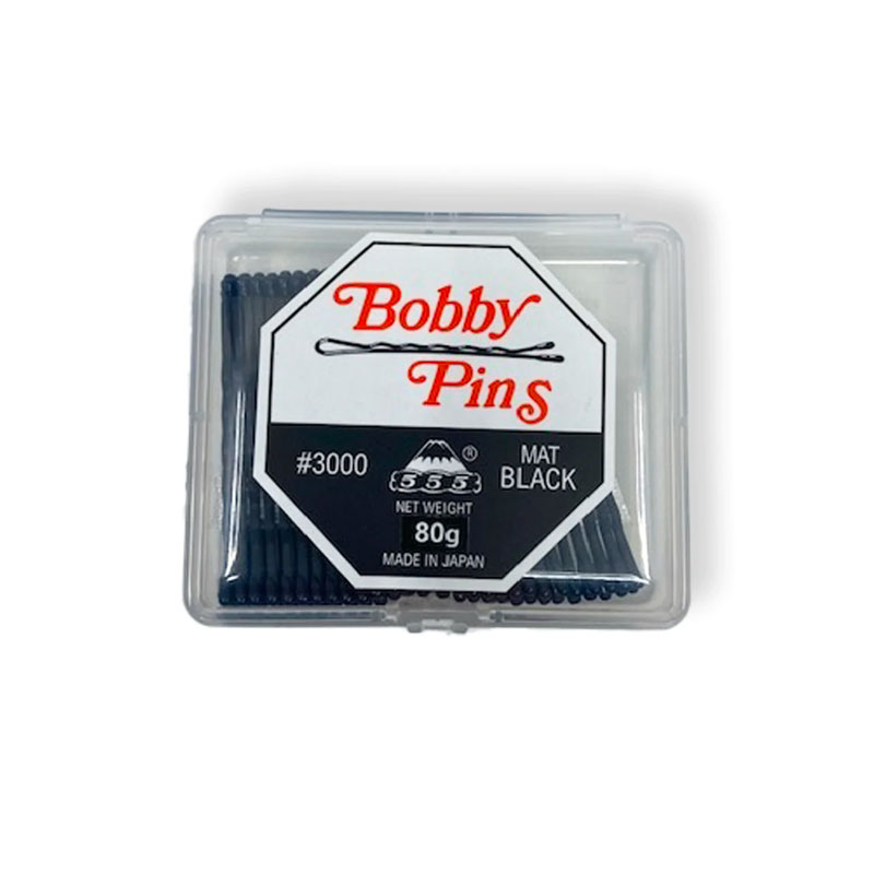 555 - Bobby Pins #3000 Mat Black 80g