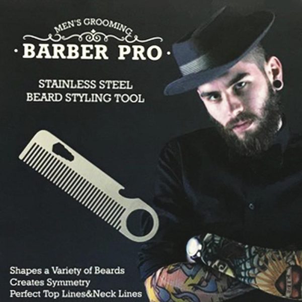 Stainless Steel Beard Comb Styling Tools
