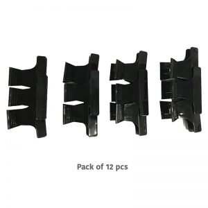 Butterfly Clips 12pk Black - Small