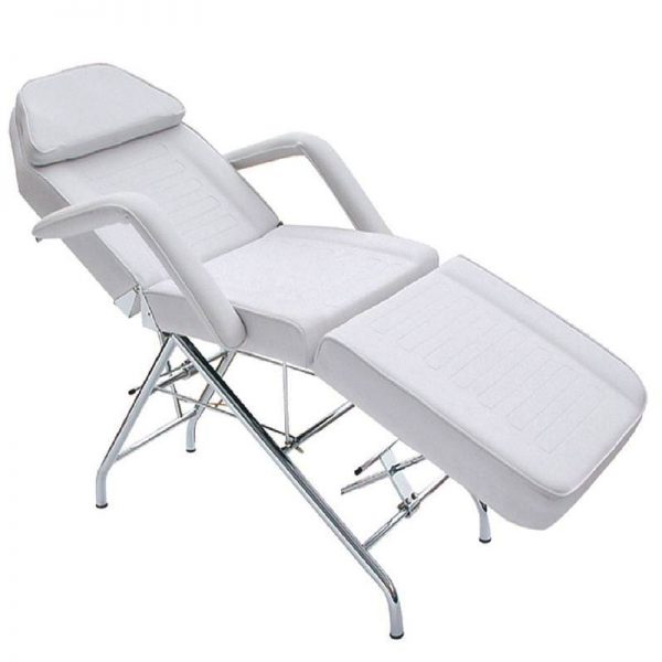 PureOx Salon Barber Beauty Facial Bed White CH201 LF Hair and Beauty