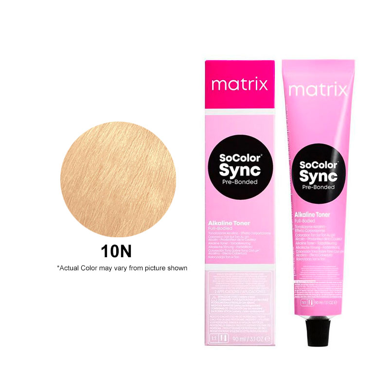Matrix Color Sync Tone-On-Tone Hair Color 10N - Extra Light Blonde Neutral 90ml