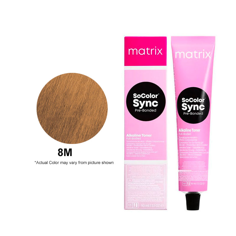 Matrix Color Sync Tone-On-Tone Hair Color 8M - Light Blonde Mocha 90ml