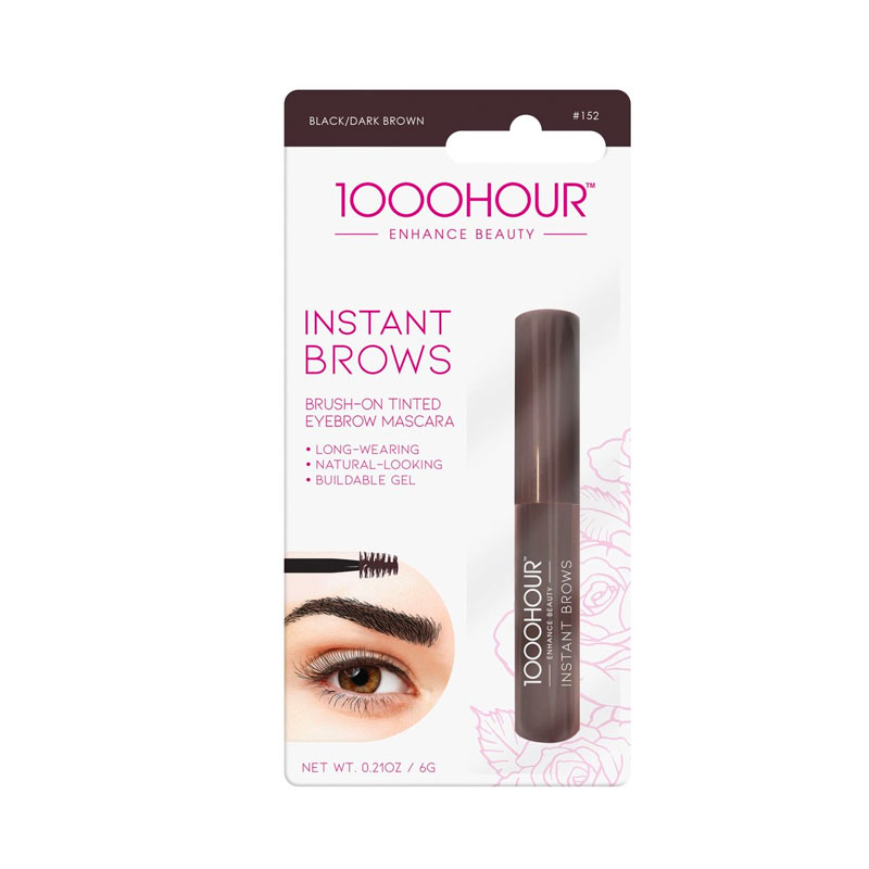 1000 Hour Instant Brows Eyebrow Mascara Black/ Dark Brown