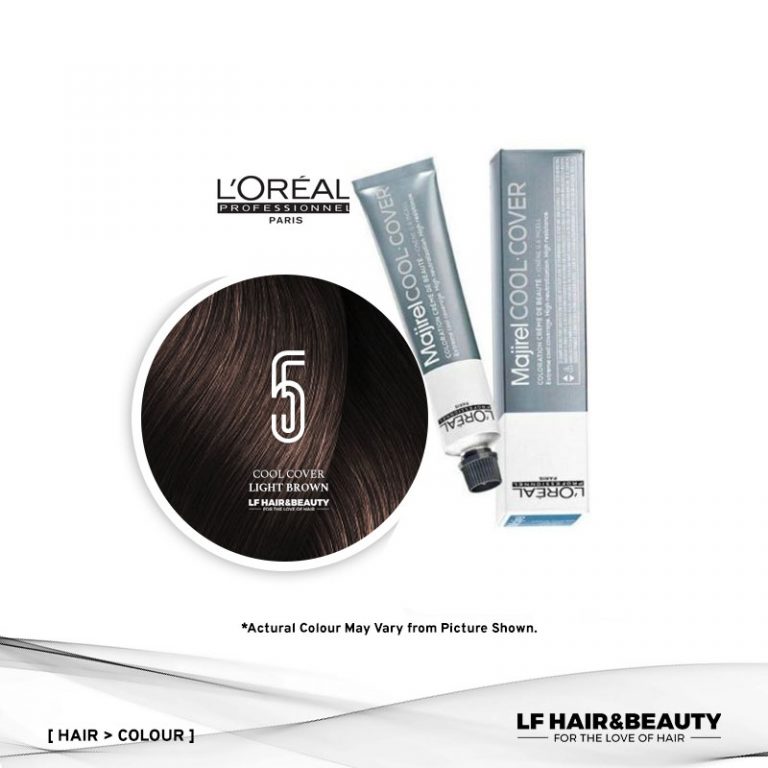 Loreal Majirel Permanent Hair Color Cool Cover CC5 Light Brown 50ml ...